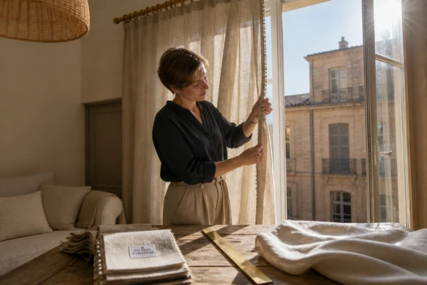 Confection de rideaux sur mesure Marseille