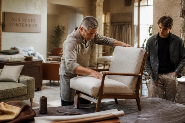 Rénovation de fauteuils de designer dans le sud de la France